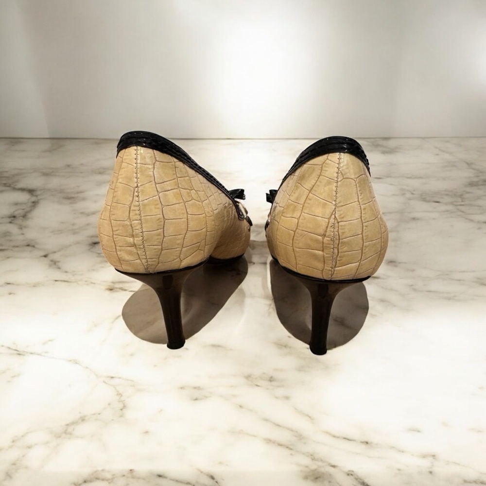 Alfani Beige and Black Heels - Picture 3 of 5